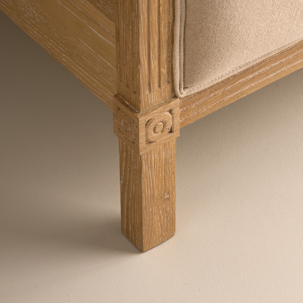 Lyon Bed, Weathered Oak / Natural, Double